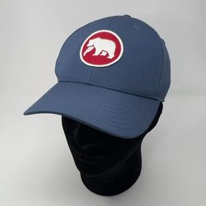 The Normal Brand Hat Bear Patch Performance Cap Navy Blue Adjustable OSFM